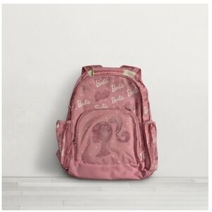 Barbie Glitter Pink Backpack Pottery Barn Kids Large Excellent Condition